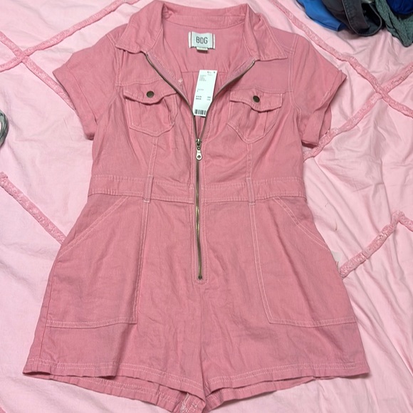Urban Outfitters Pants - Pink jumpsuit NWT